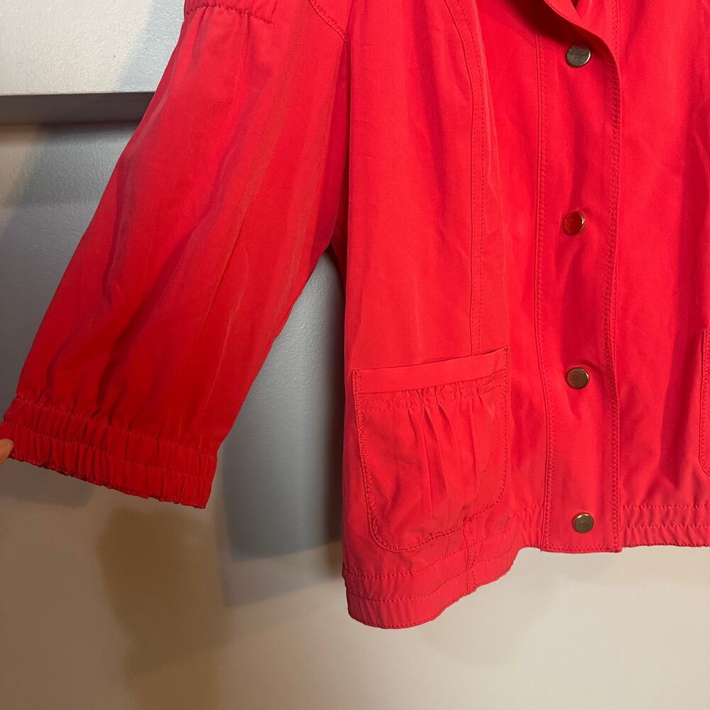 NWT Chico's Zenergy Neema Nadia Jacket Mai Tai Coral Red SZ 2 (Large/12) NEW - Picture 11 of 15